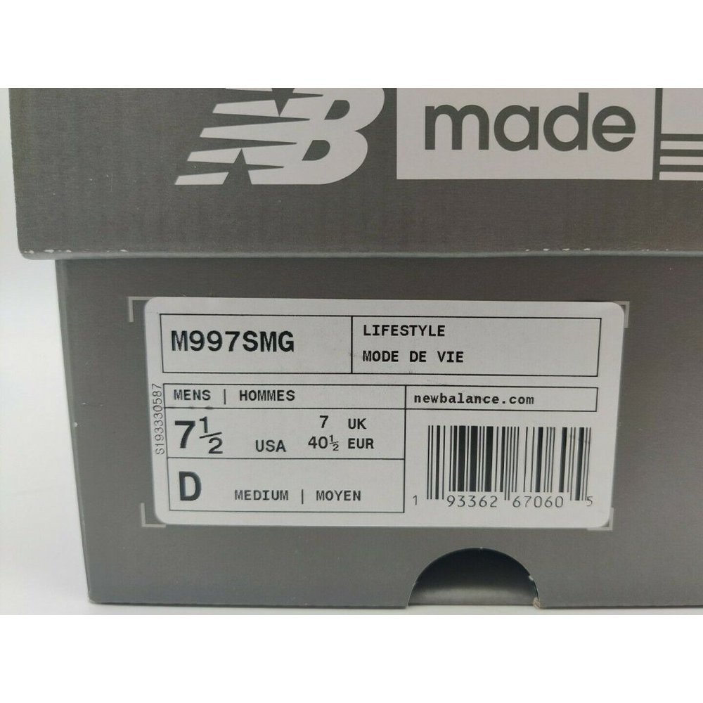 New Balance 997S Fusion Made In USA- Mens- Size 7.5- MultiColor- [M997SMG] - Picture 10 of 10